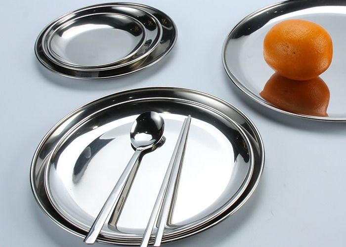SS304 Chafing Round Dinner Plates