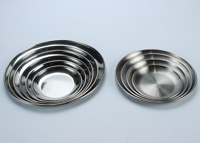 SS304 Chafing Round Dinner Plates