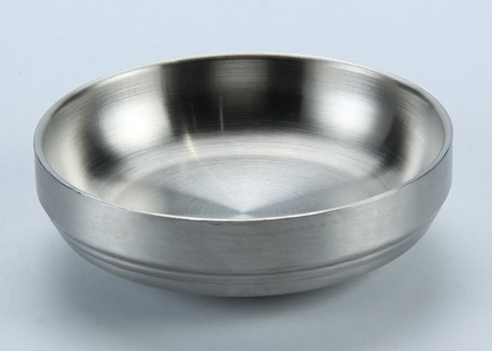 fadeless Unbreakable Stainless Steel Utensil Metal Dishes Plates