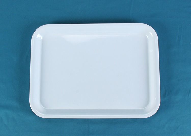 Large Rectangular 100% Melamine Food Serving Tray 15.5"