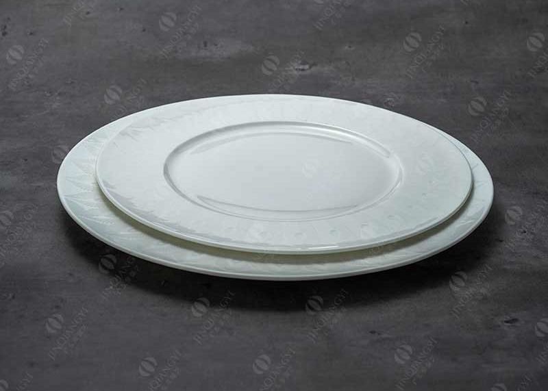 Phoenix Embossed Bone China Dinnerware Set 12pcs