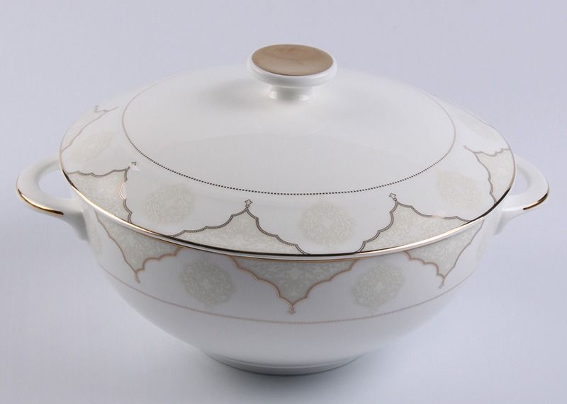 CIQ Certificate 45pc Bone China Dinner Set For 6 People