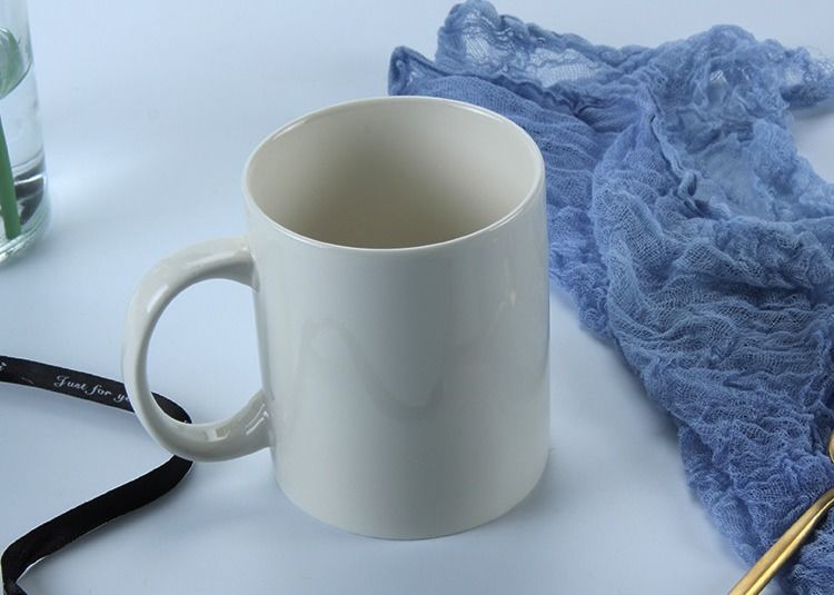 Sublimation 330ml 11OZ Ceramic Mug Cup In Red Yellow Black