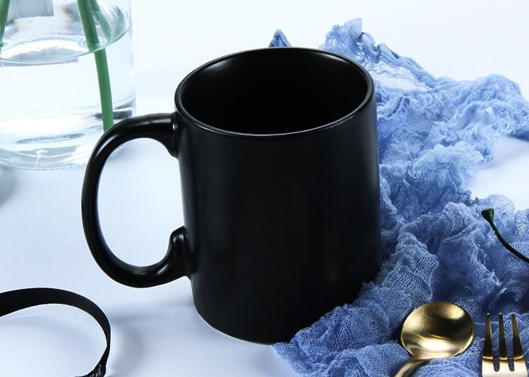 Sublimation 330ml 11OZ Ceramic Mug Cup In Red Yellow Black